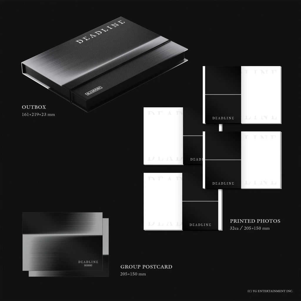 [Pre Orden] DEADLINE - 3er Mini Álbum BLACKPINK (Gray Ver.)