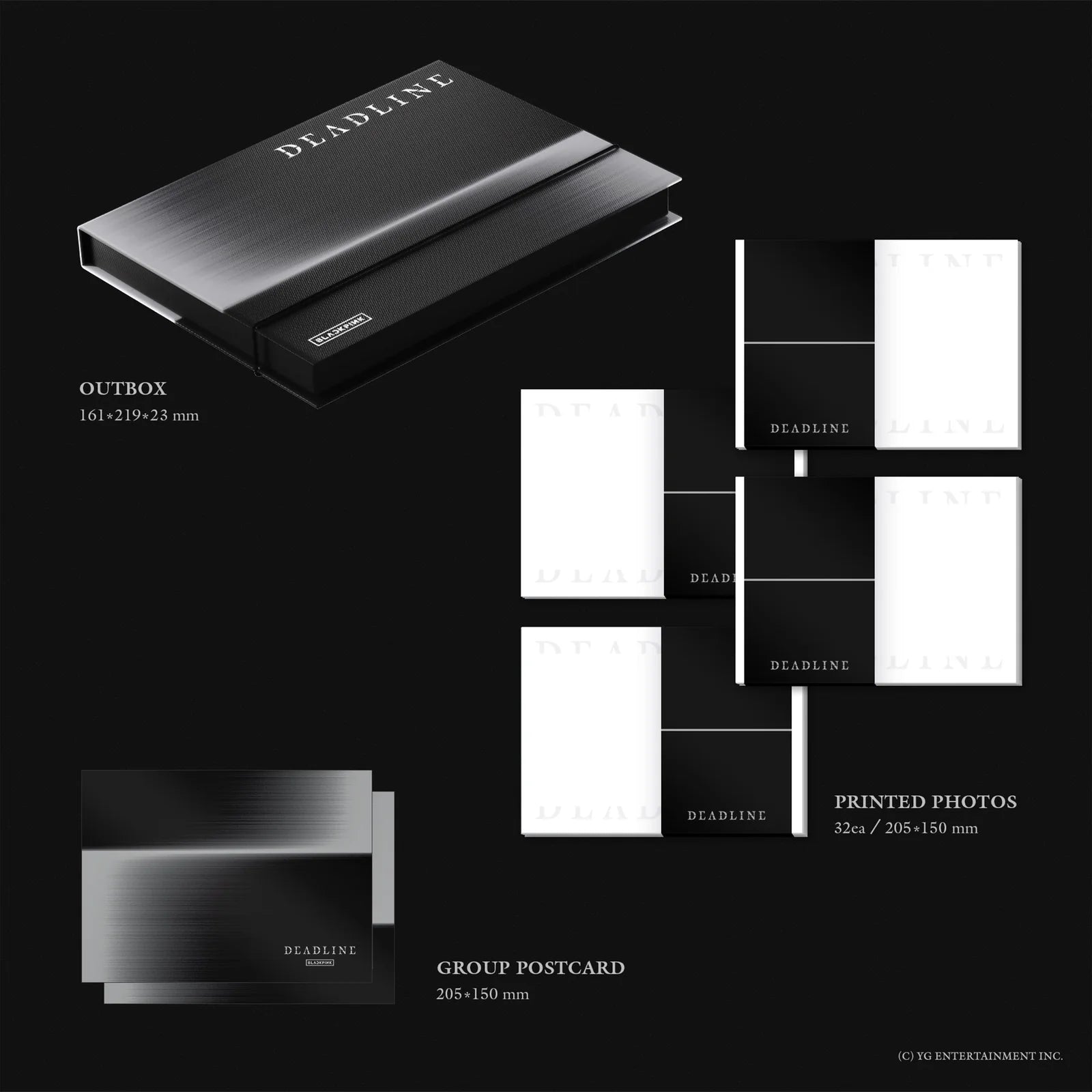 [Pre Orden] DEADLINE - 3er Mini Álbum BLACKPINK (Gray Ver.)