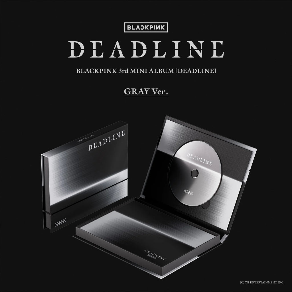 [Pre Orden] DEADLINE - 3er Mini Álbum BLACKPINK (Gray Ver.)