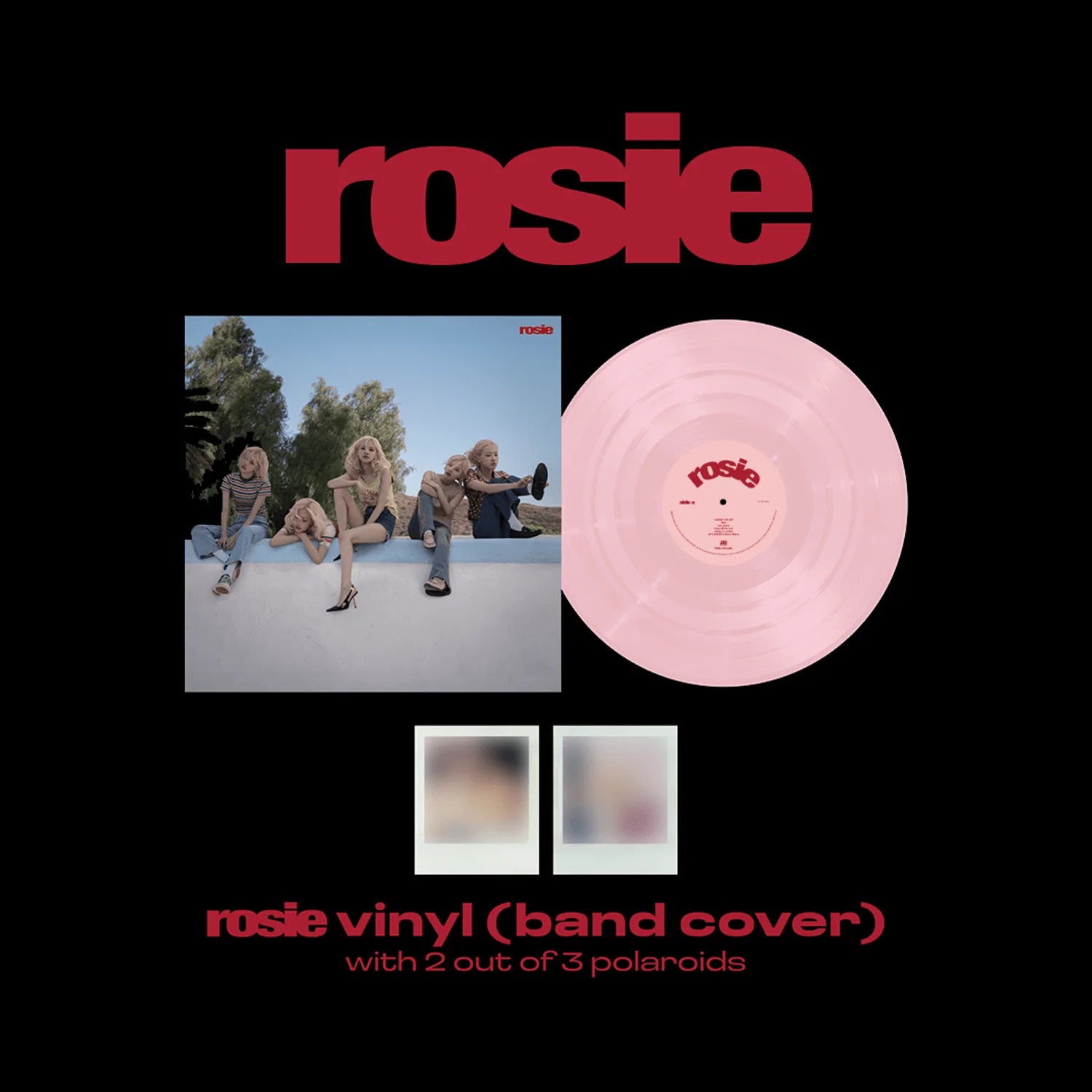 VINYL ROSIE - Primer Álbum Estudio ROSÉ (BAND COVER)