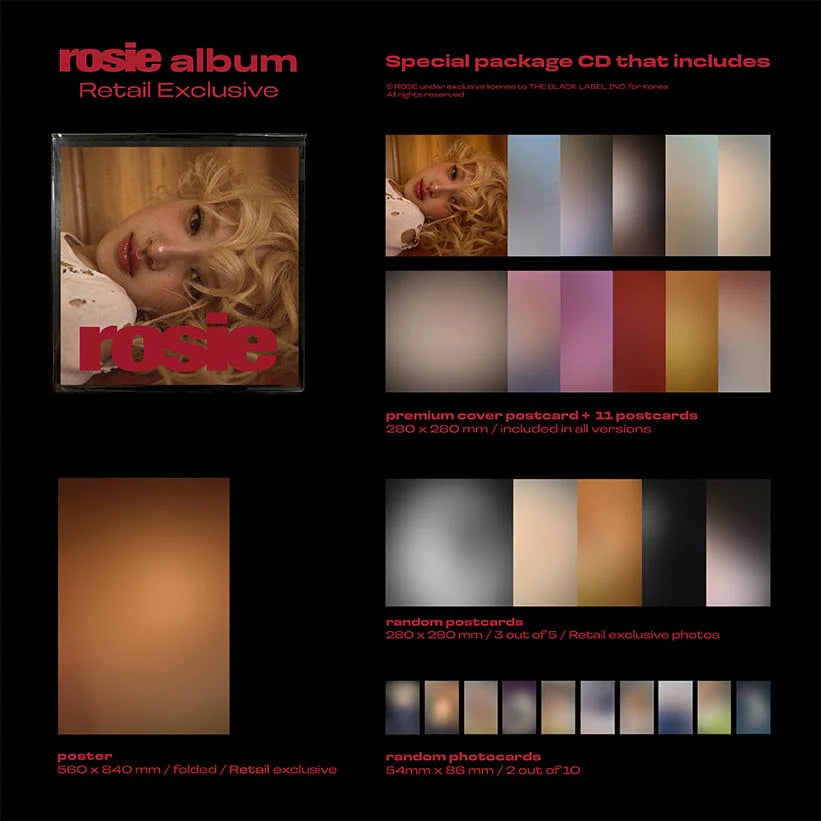 ROSIE Primer Álbum Estudio - ROSÉ (Retail Exclusive)