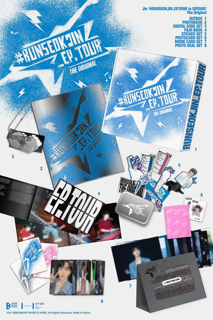 [Pre Orden] 'RUNSEOKJIN_EP.TOUR in GOYANG' The Original - Jin