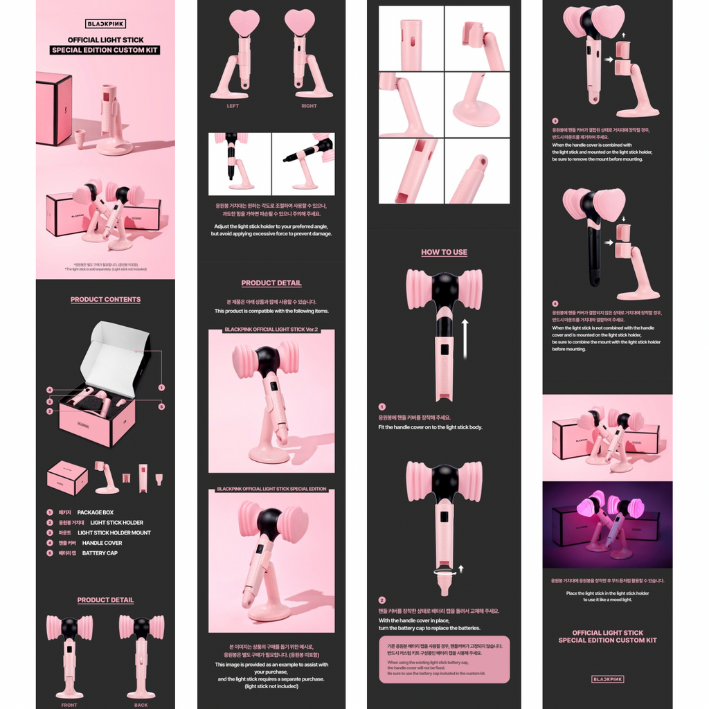 [Pre Orden]Official Lightstick Special Edition CUSTOM KIT - BLACKPINK