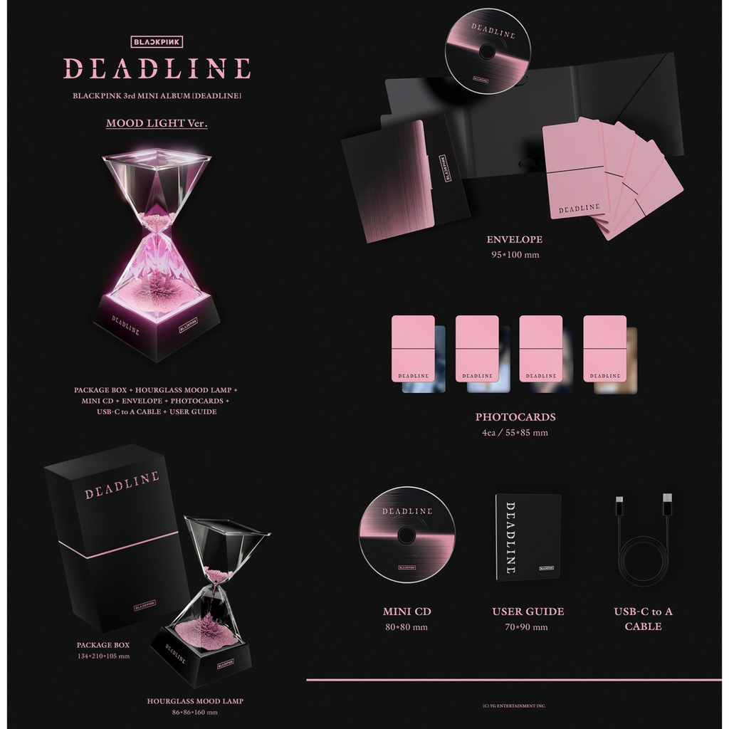 [Pre Orden] DEADLINE - 3er Mini Álbum BLACKPINK (Mood Light Ver.)