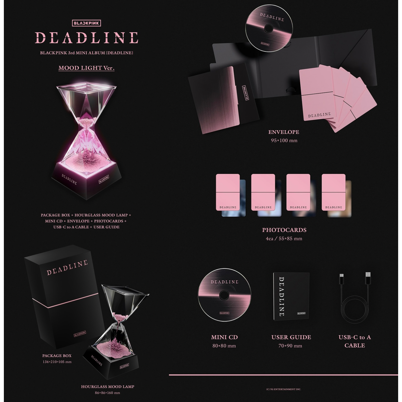 [Pre Orden] DEADLINE - 3er Mini Álbum BLACKPINK (Mood Light Ver.)